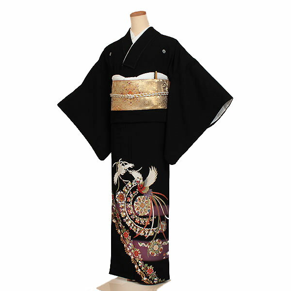 【レンタル】【単衣黒留袖】単衣留