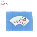竺仙 布巾 ふきん 地染 ちくせん 綿 ハンカチ 和小物 プレゼント 地紙文様 青 烏瓜 12 spo1719-tsb027(3)