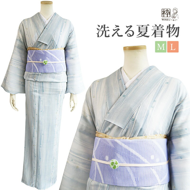 洗える着物 夏着物 夏物 うす...