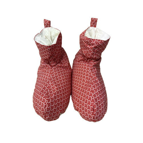 【送料無料】ルームシューズ 和柄 おしゃれ Lサイズ 和つう ルームブーツ ダウン入り ソックス ゆきんこ