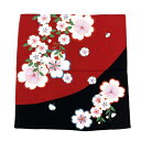 風呂敷 二巾（68cm×68cm） 丹後ちりめん 日本製 おしゃれ ふろしき furoshiki 染分け枝垂れ かわいい さくら 桜 花柄 和柄 和装 和装小物 着物 きもの kimono 39ショップ