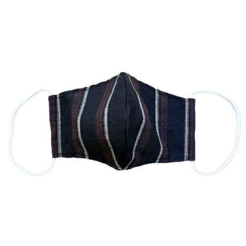 【送料無料】マスク 日本製 きものに合うマスク 絹マスク 琵琶つむぎ おしゃれ 男女兼用 調節可能 ふり..