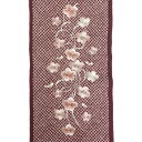 【送料無料】半襟 おしゃれ 半衿 刺繍 カラー半襟 鹿の子絞り柄 かわいい 地模様 花柄 半えり 和装 和服 和装小物 はんえり 着物 きもの キモノ kimono 39ショップ