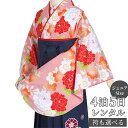 【レンタル】【訳あり】袴 レンタル 小学生 女の子〔AG145〕ピンク 牡丹に桜(A104)(宅)卒業式 ジュニア 卒服 フルセット 十三参り 貸衣装 子供用