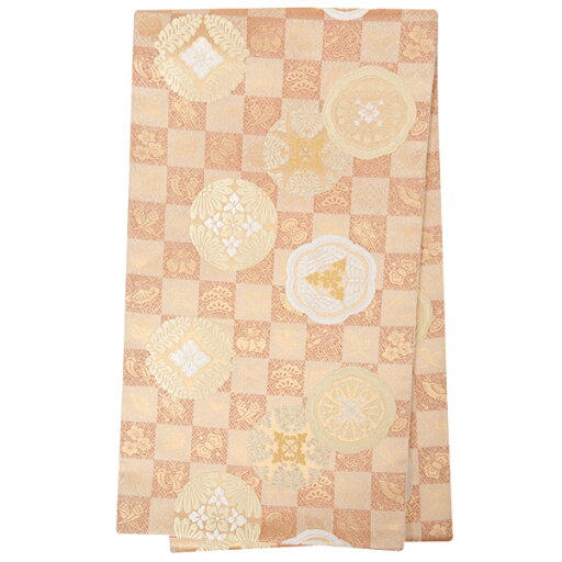 【レンタル】帯 単品 レンタル 帯単品レンタル「B1336 訪問着用帯 クリーム 華文に市松模様 クリーム系」 正絹 訪問着 帯 入学式 卒業式 結婚式 卒園式 入園式 お宮参り 帯単品 帯だけ 帯のみ 【レンタル】帯 単品 レンタル 帯単品レンタル「B1336 訪問着用帯 クリーム 華文に市松模様 クリーム系」 正絹 訪問着 帯 入学式 卒業式 結婚式 卒園式 入園式 お宮参り 帯単品 帯だけ 帯のみ