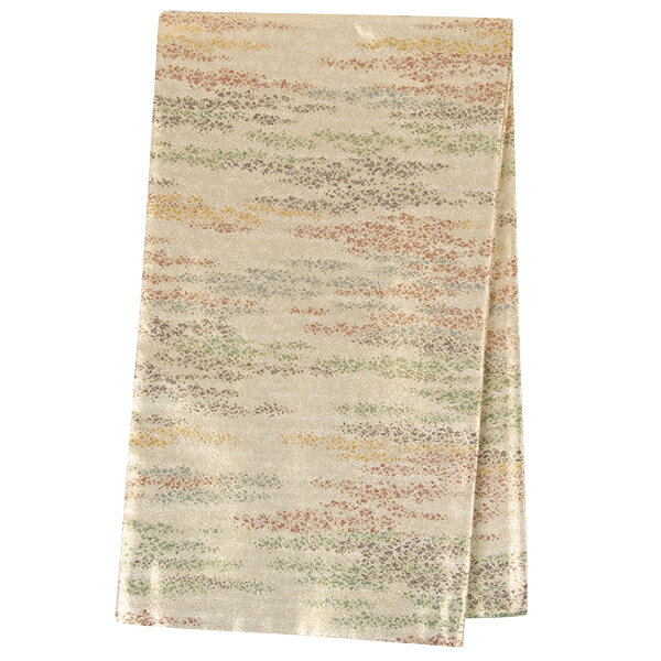 【レンタル】帯 単品 レンタル 帯単品レンタル「B1627 訪問着用帯　金 霞模様霰 ゴールド系」 正絹 訪問着 帯 入学式 卒業式 結婚式 卒園式 入園式 お宮参り 帯単品 帯だけ 帯のみ