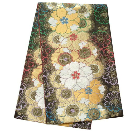 2-11月利用は11000円 【レンタル】帯 単品 レンタル 帯単品レンタル「B215 振袖用帯 黒金 桜 黒系」 正絹 振袖 帯 ママ振り 婚礼 貸衣装 結婚式 卒業式 振袖リメイク 帯のみ ママフリ ママ振 姉フリ 2-11月利用は11000円 【レンタル】帯 単品 レンタル 帯単品レンタル「B215 振袖用帯 黒金 桜 黒系」 正絹 振袖 帯 ママ振り 婚礼 貸衣装 結婚式 卒業式 振袖リメイク 帯のみ ママフリ ママ振 姉フリ
