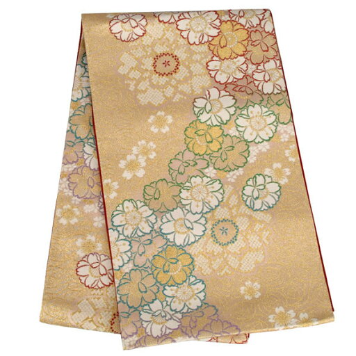 2-11月利用は11000円 【レンタル】帯 単品 レンタル 帯単品レンタル「B288 振袖用帯 金 桜繋ぎ ゴールド系」 正絹 振袖 帯 ママ振り 婚礼 貸衣装 結婚式 卒業式 振袖リメイク 帯のみ ママフリ ママ振 姉フリ 2-11月利用は11000円 【レンタル】帯 単品 レンタル 帯単品レンタル「B288 振袖用帯 金 桜繋ぎ ゴールド系」 正絹 振袖 帯 ママ振り 婚礼 貸衣装 結婚式 卒業式 振袖リメイク 帯のみ ママフリ ママ振 姉フリ