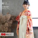 【レンタル】卒業式 袴 レンタル 女 フルセット 女性 袴セット「G476薄オレンジ 桜とコスモス」レトロ はかま 着物セット 和服 大学 レディース 往復送料無料