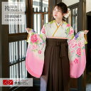 【レンタル】卒業式 袴 レンタル 女 フルセット 女性 袴セット「G525 Xmiss 白 パステルローズ」レトロ はかま 着物セット 和服 大学 レディース 往復送料無料
