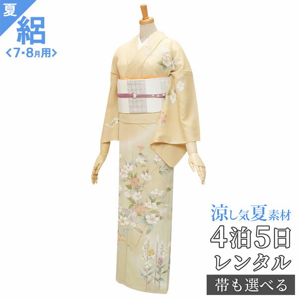 絽【レンタル】【夏用】訪問着 レ