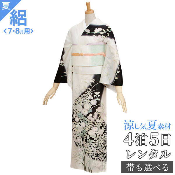 絽【レンタル】【夏用】訪問着 レ