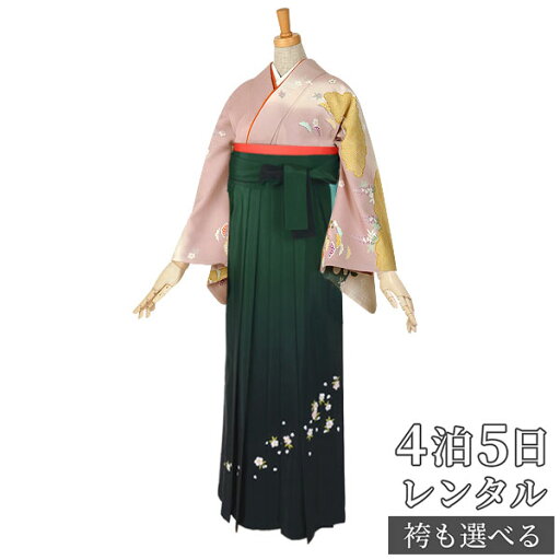 【レンタル】【訳あり】袴 レンタル 先生 女 袴セット 教員 職員 先生〔HG064〕 薄あずき色 霞と雲取り 菊と松 正絹 卒業式 袴 フルセット 女性 はかま ハカマ レンタル 貸衣装 かしいしょう 送料無料(一部地域を除く)
