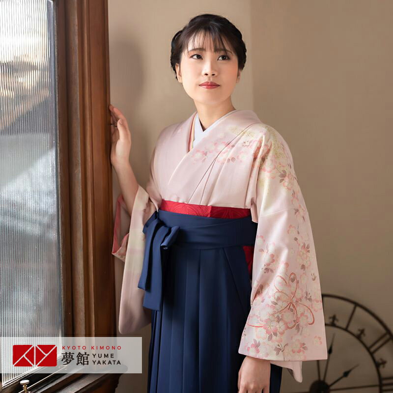 【レンタル】ジャパンスタイル 袴 レンタル 先生 女 袴セット 教員 職員 先生〔HG197〕 ピンク さくら ポリエステル 卒業式 袴 フルセット 女性 はかま ハカマ レンタル 貸衣装 かしいしょう 送料無料(一部地域を除く)