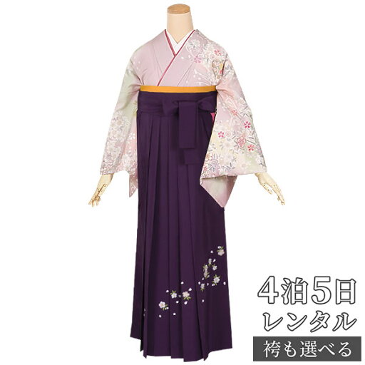 【レンタル】袴 レンタル 先生 女 袴セット 教員 職員 先生〔HG554〕 淡紅藤 雪輪桜流水 正絹 卒業式 袴 フルセット 女性 はかま ハカマ レンタル 貸衣装 かしいしょう 送料無料(一部地域を除く) 【レンタル】袴 レンタル 先生 女 袴セット 教員 職員 先生〔HG554〕 淡紅藤 雪輪桜流水 正絹 卒業式 袴 フルセット 女性 はかま ハカマ レンタル 貸衣装 かしいしょう 送料無料(一部地域を除く)