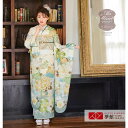 【成人式 振袖 レンタル】RS2041 正絹 オフホワイト 乱菊と椿 花丸紋 Ma Minette Purete フルセット 往復送料無料 /女性和服/結婚式 ...