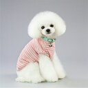 犬のかわいいウェアー ボーダー 犬用服 ペット服 小中型犬服 犬 ドッグウェア 散歩 旅行 お出かけ 犬の服 ペット用品 可愛い かわいい トイプードル ピース...