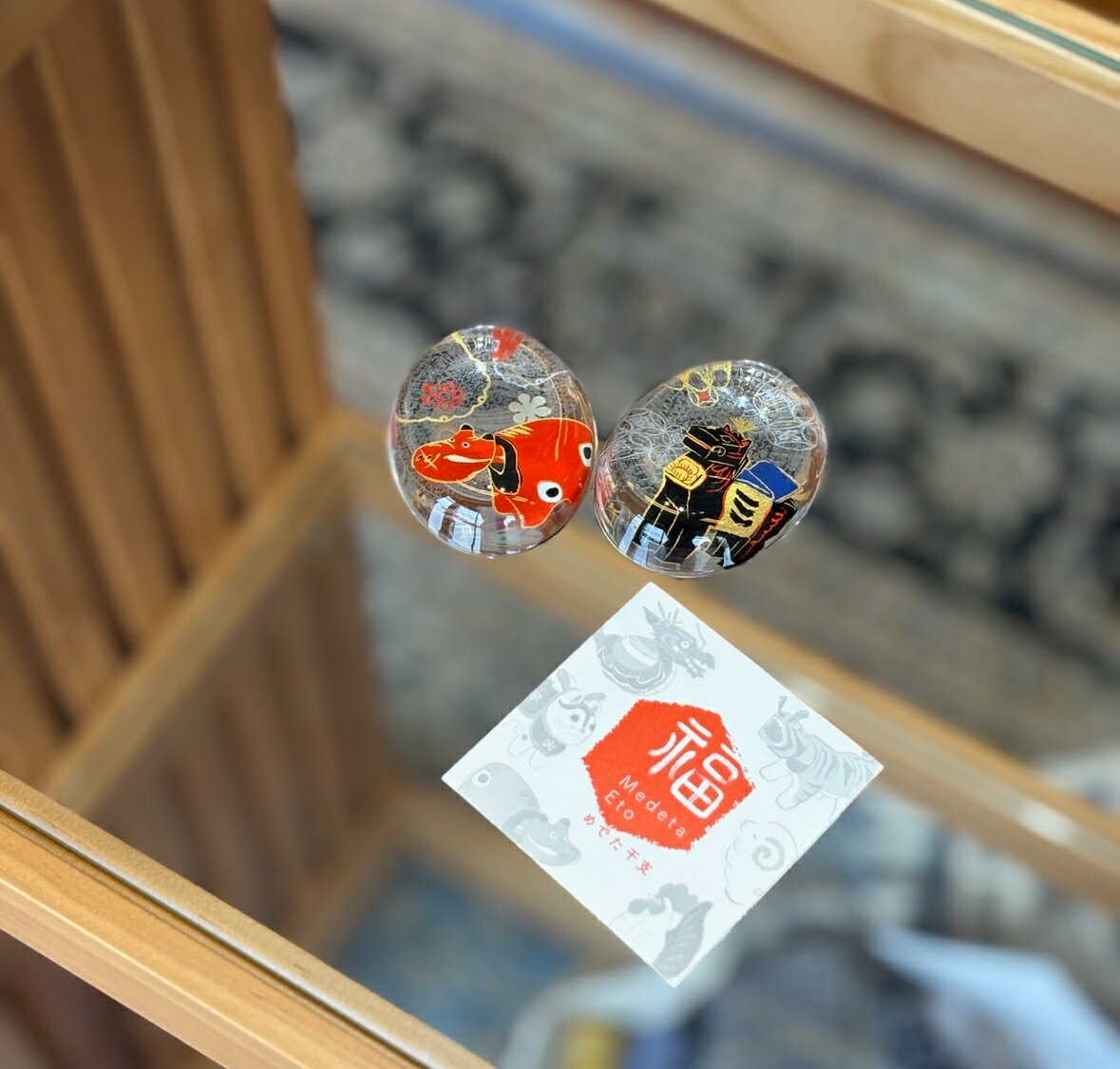 【ブラックフライデー開催レビュー8300超 4.74】《ガラス箸置き》〈数量限定販売〉 赤べこ 三春駒 選択..