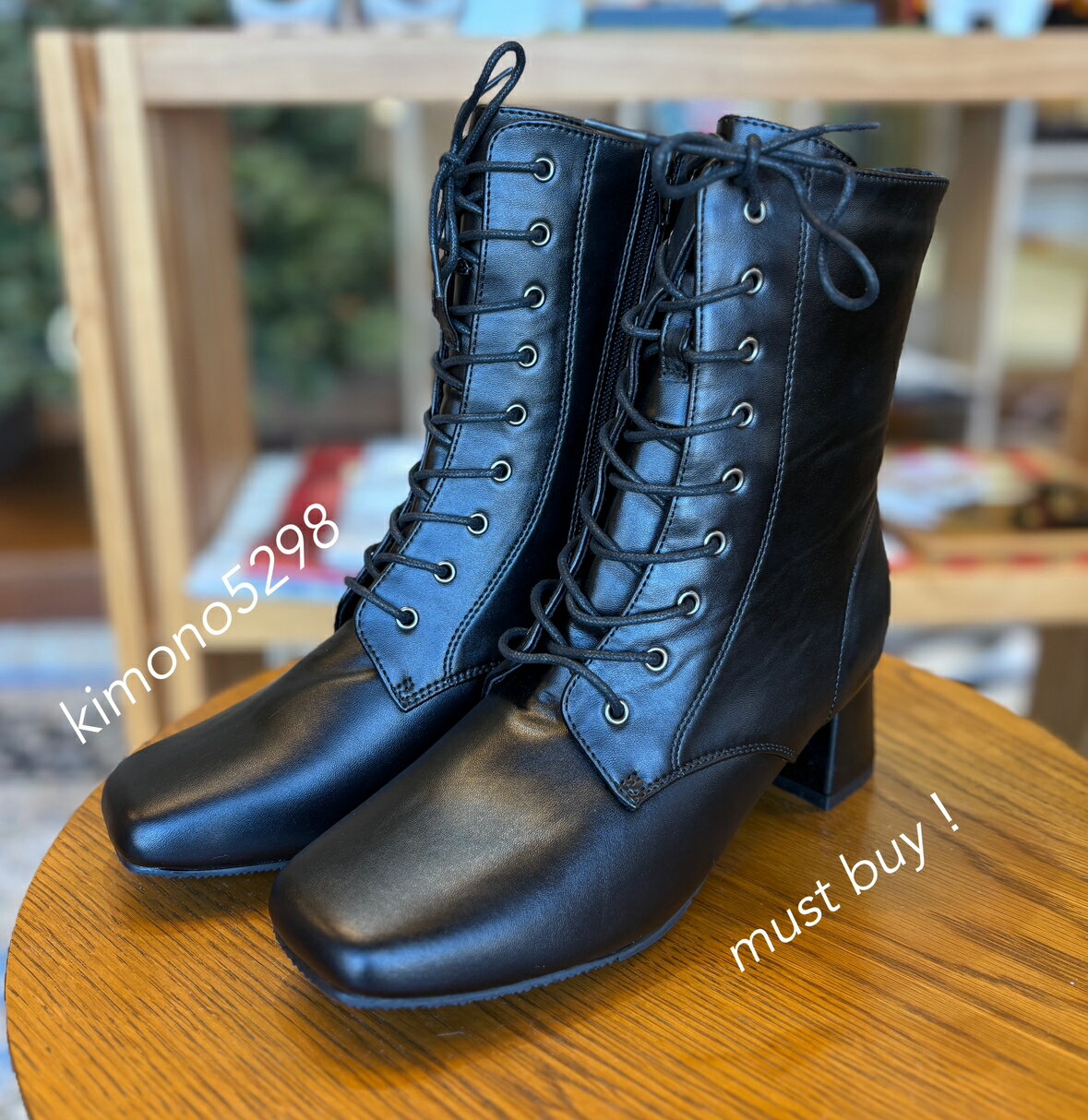 【ブラックフライデー開催レビュー8300超 4.74】《卒業式に！》編み上げブーツ 袴 ブーツ レトロ はか..