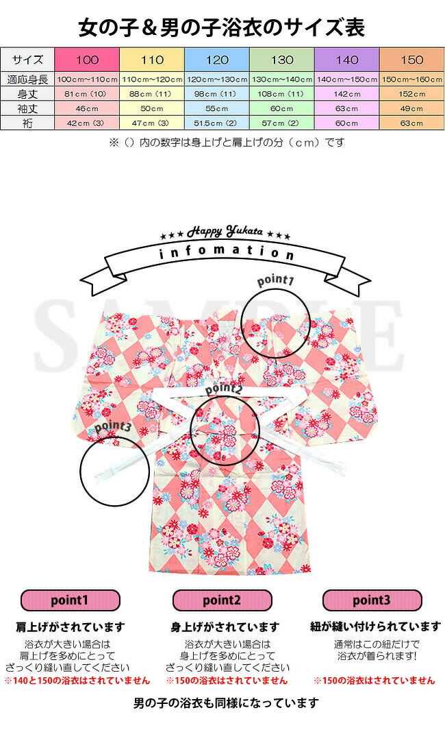 【30％OFF対象品】子ども ＼ポイント2倍／ 【訳あり】 子供 浴衣 ゆかた 男の子 女...