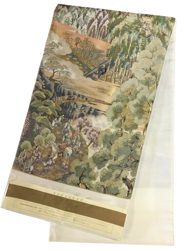 【訳あり/アウトレット・未使用/新品】西陣「袋帯」【正絹 本金泊 】フォーマル 礼装用 訪問着 付下げ 色無地 おしゃれ着物 おしゃれ帯 【訳あり/アウトレット・未使用/新品】西陣「袋帯」【正絹 本金泊 】フォーマル 礼装用 訪問着 付下げ 色無地 おしゃれ着物 おしゃれ帯