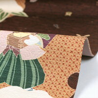 こげ茶生地アップ