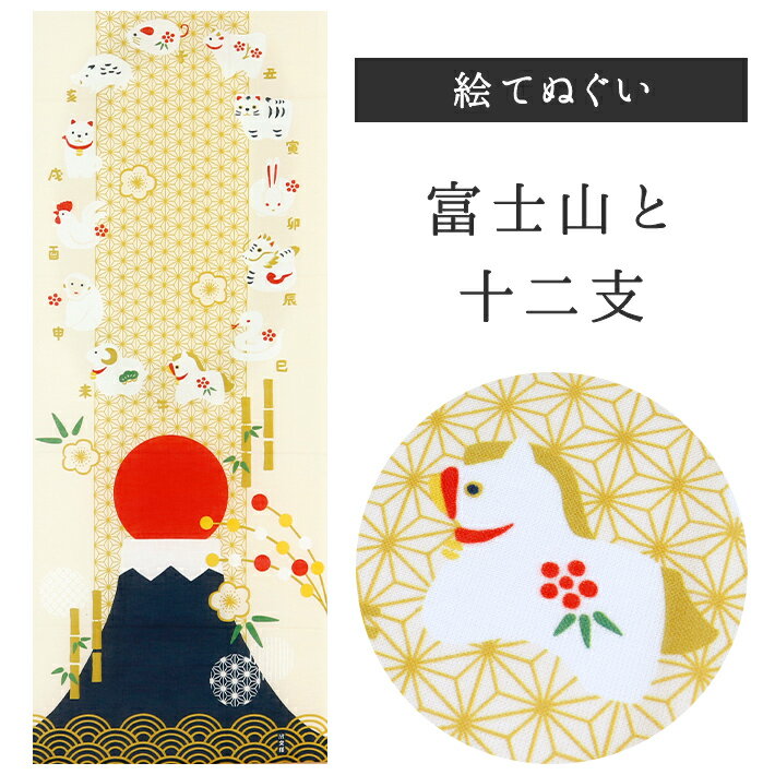 富士山と十二支 濱文