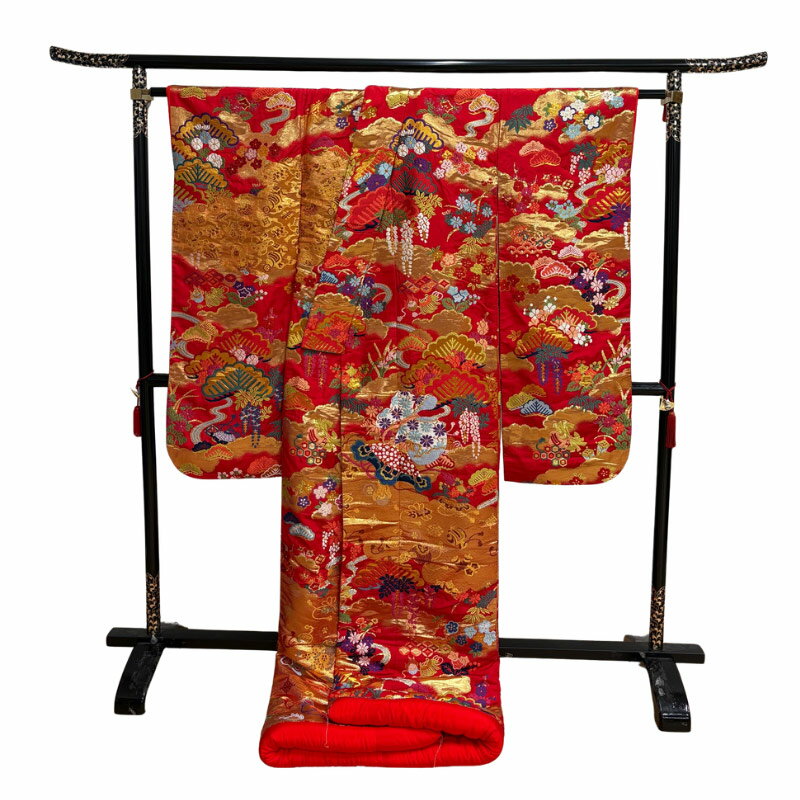 色打掛 色打掛 中古 リサイクル 打掛【レンタル落ち】花嫁 婚礼衣装 used リユース 和装 フォトウェディング 前撮り uchi030 きものひろば悠