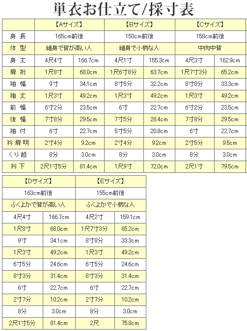 【 セミオーダーサイズ きもの採寸選択ページ 】セミオーダー の寸法 承ります 簡単 寸法選択 ( 単衣 or 袷 ) 簡単寸法選択 小紋 など お仕立て 寸法 サイズ 仕立て 着物メンテナンス きもの おなおし 修繕 修復 加工 着物 きもの 和服 わふく