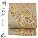 \お買い物マラソンP最大47倍/リユース 絹 仕立て上がり 中古帯 リサイクル 中古帯 ビンテージ アンティーク 絹 帯 帯 リサイクル 振袖 訪問着 留袖 袴 和服 七五三 卒業袴 フォーマル帯 古着 中古 reuse078 きものひろば悠