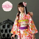 【全品対象P10倍-11/3迄】【レンタル】七五三着物女の子7歳フルセット式部浪漫ブランド四つ身着物セット古典柄可憐7才753女児女子子供こども子ども往復送料無...