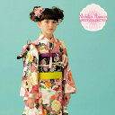 【マラソン30%OFF】【レンタル】七五三着物7歳フルセット女の子式部浪漫ブランド着物セット四つ身着物豪華な着物古典赤色白色花柄金7才女児きもの753往復送料無...