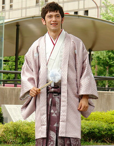 \お買い物マラソンP最大47倍/【レンタル】 メンズ 袴セット 着物セット 成人式 男性用 男子 大学生 羽織袴 フルセット Lサイズ メンズ袴セット 成人式用 スカート式袴 紋付袴 往復送料無料 re-mhakama-0051 きものひろば悠