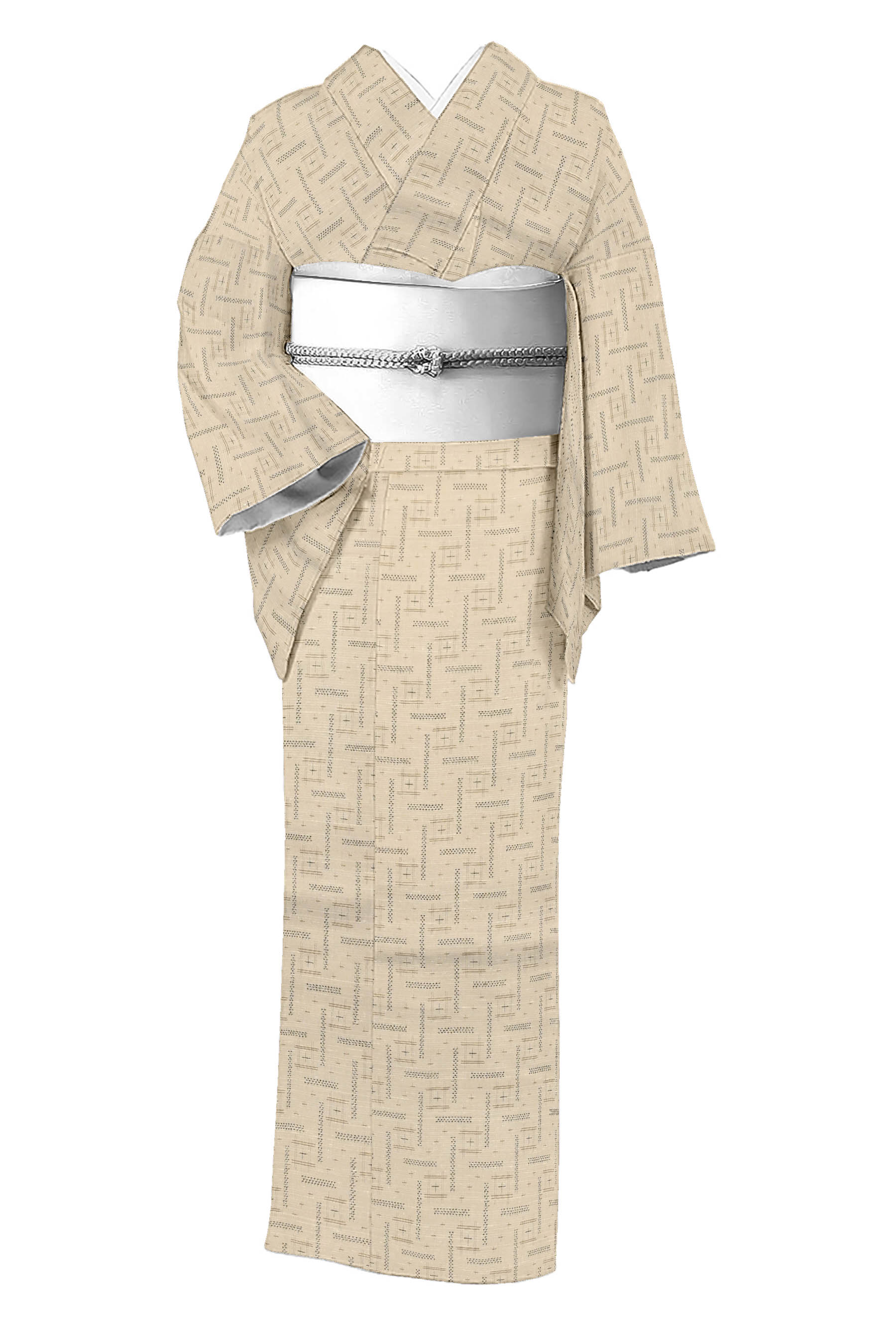 【お得なエブリデイロープライス】 【内山工芸染色】 正絹手引真綿紬着物 柿渋染 ≪御仕立て上がり・中..