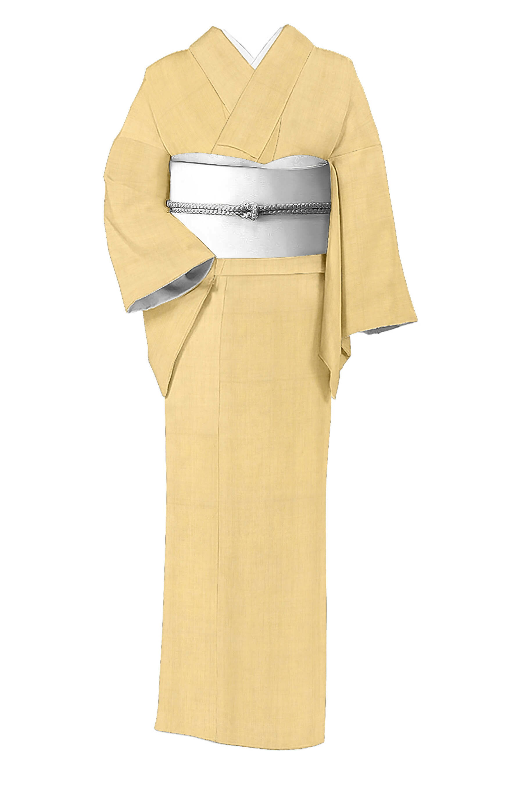 【ブラックフライデー限定】 【奥順　本場結城紬・高機】 特選手紡ぎ手織り真綿紬 特選洒落襦袢 イトカ..