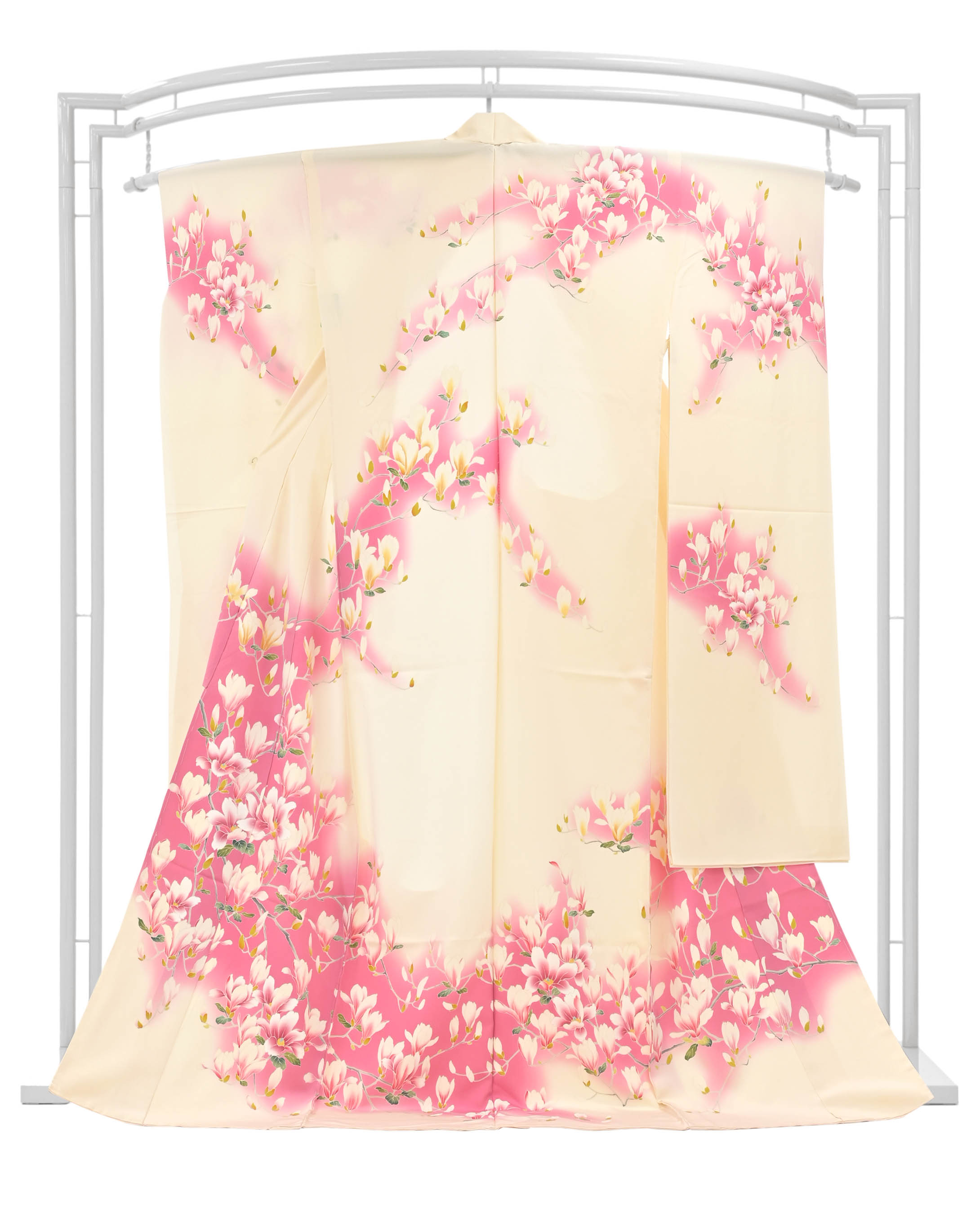 【ブラックフライデー限定】 【吉澤の友禅】 特選本手描き友禅お振袖 「木蓮」 愛らしいアートなお振袖..