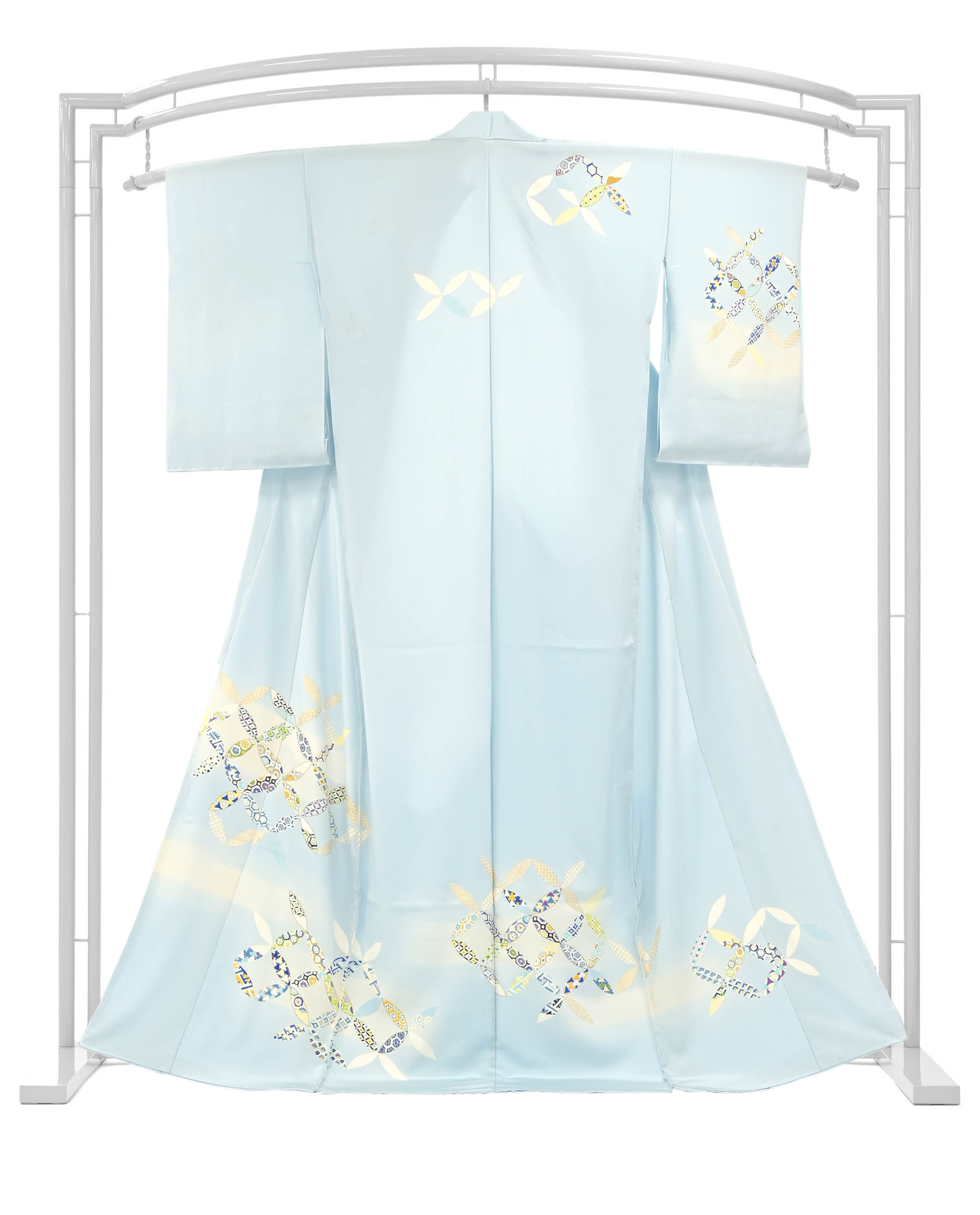 “24日18時迄！” 【10％OFFクーポン対象】 【シルバーウィークバーゲン】 【白木染匠】 特選本手加工京友禅訪問着 「清雅有職七宝文」 香り立つ古典の品格 本格京友禅の逸品フォーマル！のサムネイル