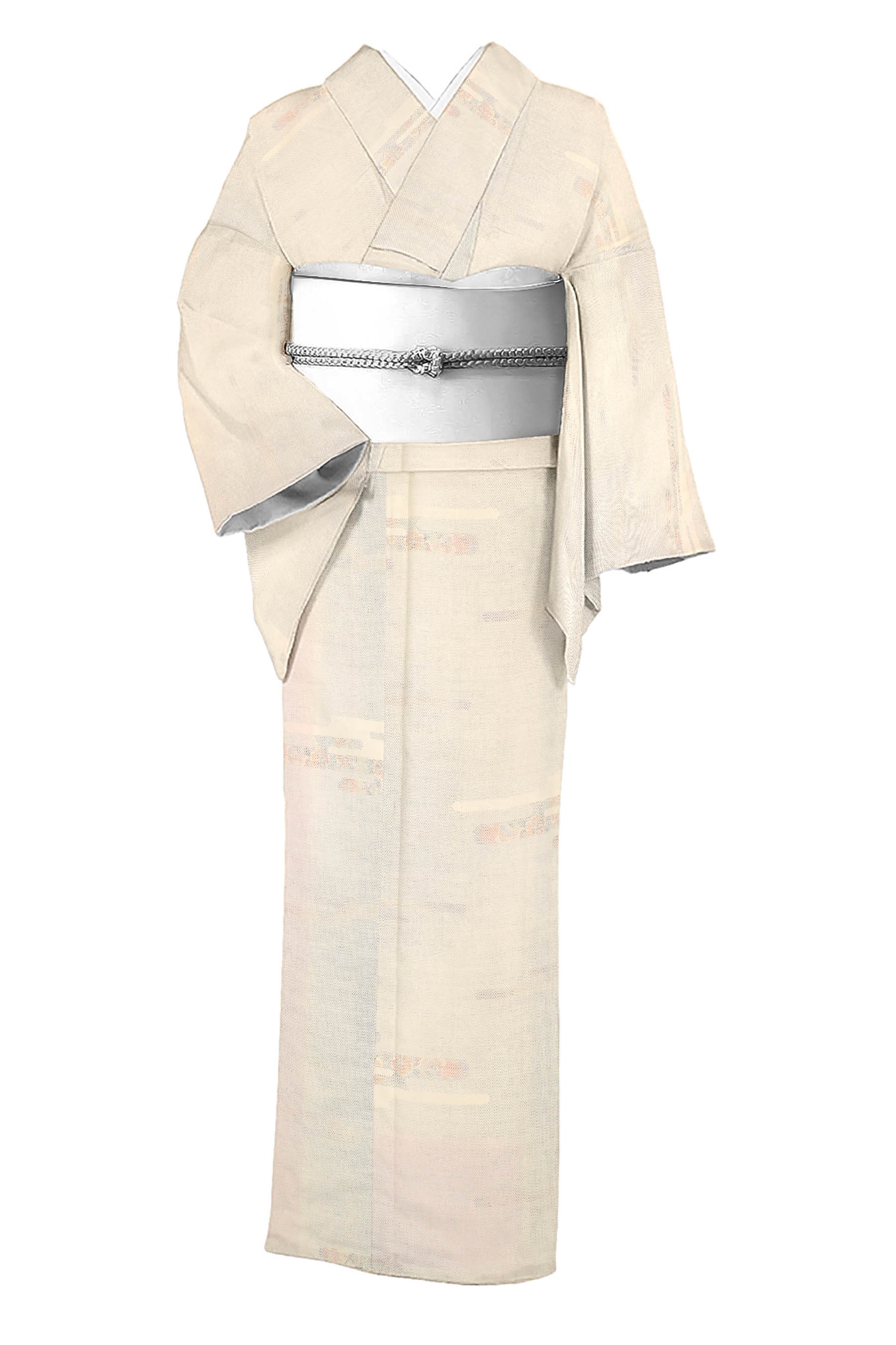 mちゃん 　本場大島紬　白大島　恵特製大島紬　白恵泥染 9マルキ 証紙有り mちゃん 様専用 本場大島紬 白大島 恵特製大島紬 白恵泥染 9