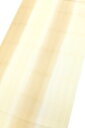 【衿秀】 正絹暈し染帯揚げ 丹後ちりめん紋意匠地 間道ぼかし・薄香×薄茶(4)