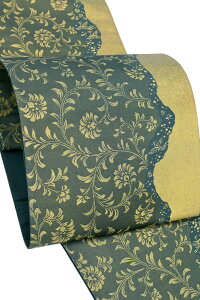 【エントリーでP10倍】 【大蔵ざらえ】 【創業安永5年 澤屋重兵衛】 特選西陣織袋帯 ≪御仕立て上がり・中古美品≫ 「琳派唐花紋」 ふわりと光を放つ… 確かな品格の佇まい。