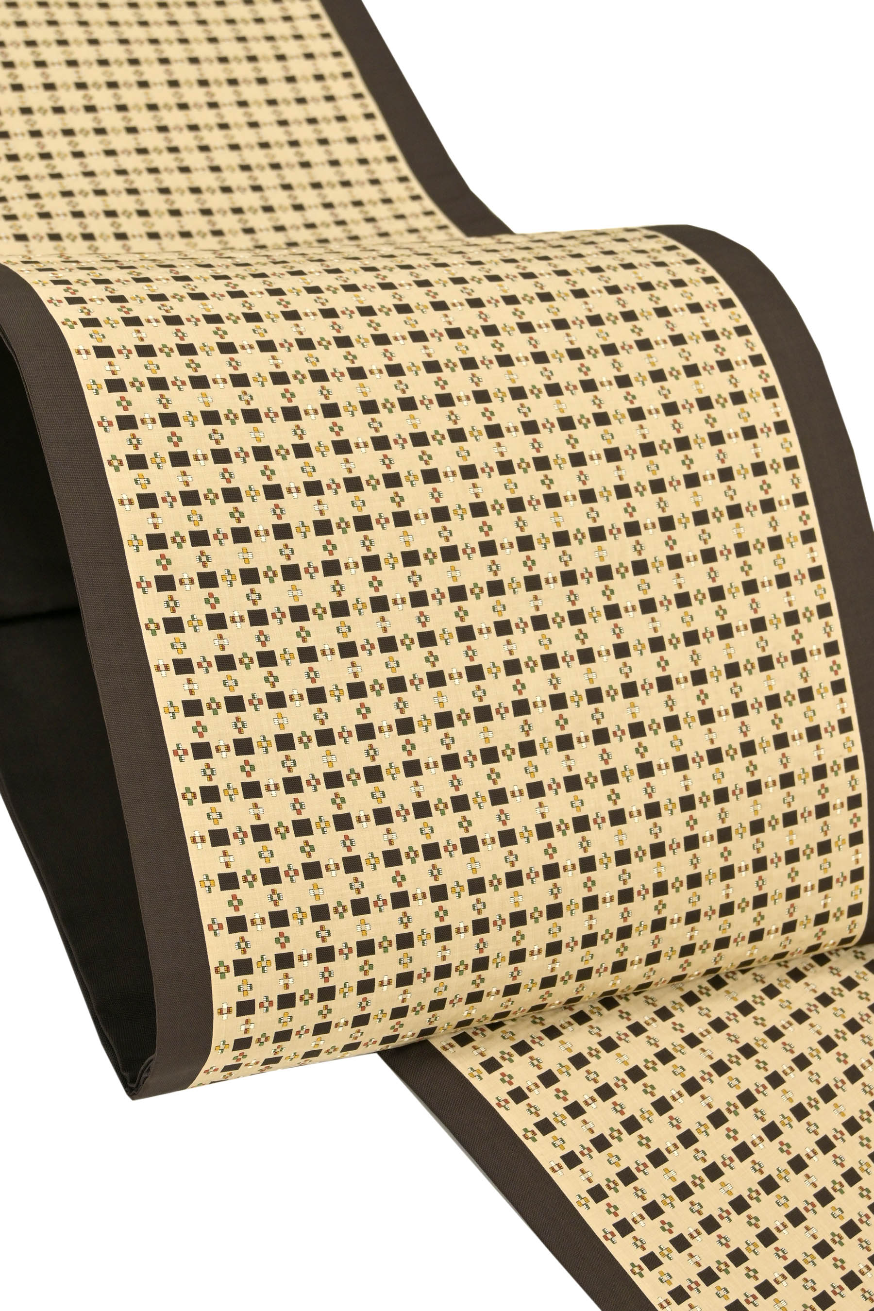 【大蔵ざらえ】 【工芸帯地　木屋太】 特選西陣織袋帯 「蛮布アラレ文」 シンプルなハイセンス柄！ 厳選仕入れ！