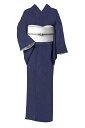 【24時間限定20%OFF】 特選 天然灰汁発行建 本藍染紋意匠小紋 ≪御仕立て上がり・中古美品≫ 「ペイズリー」 お稽古やおでかけに! シックなカジュアルスタイル 身丈152.2 裄64 ガード済