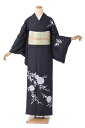 ”Web限定販売!” 【すぐに着られる訪問着・袋帯・帯締め・帯揚げの4点セット!】 ≪お仕立て上がり・中古美品≫ 「訪問着:洋花唐草・深紫色 袋帯:薄金・松葉亀...