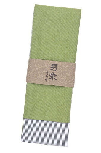 【男物/メンズ】麻紳士角帯(04)柳茶色 【男物/メンズ】麻紳士角帯(04)柳茶色