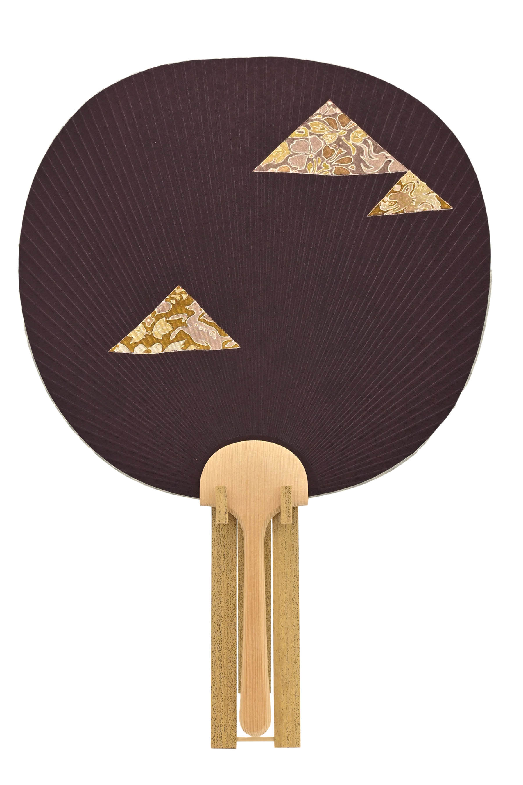 ●【大蔵ざらえ】 【元禄2(1689)年創業　京うちわ　阿以波】 京友禅団扇 「花鳥獣」 京の伝統工芸の見事..