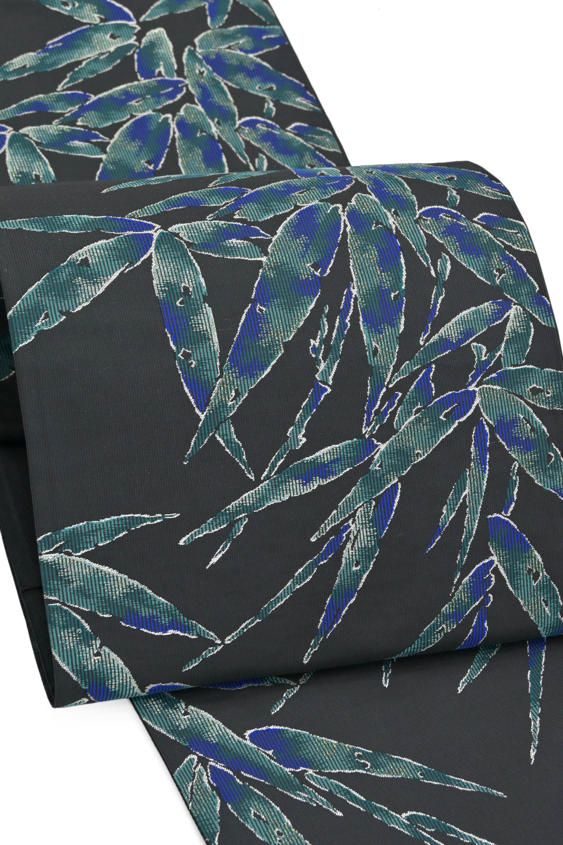 【大蔵ざらえ】 【山田織物】 特選西陣織袋帯 「青笹文」 趣味性高いお洒落帯！ お茶事、お稽古や気軽なお出掛けに！