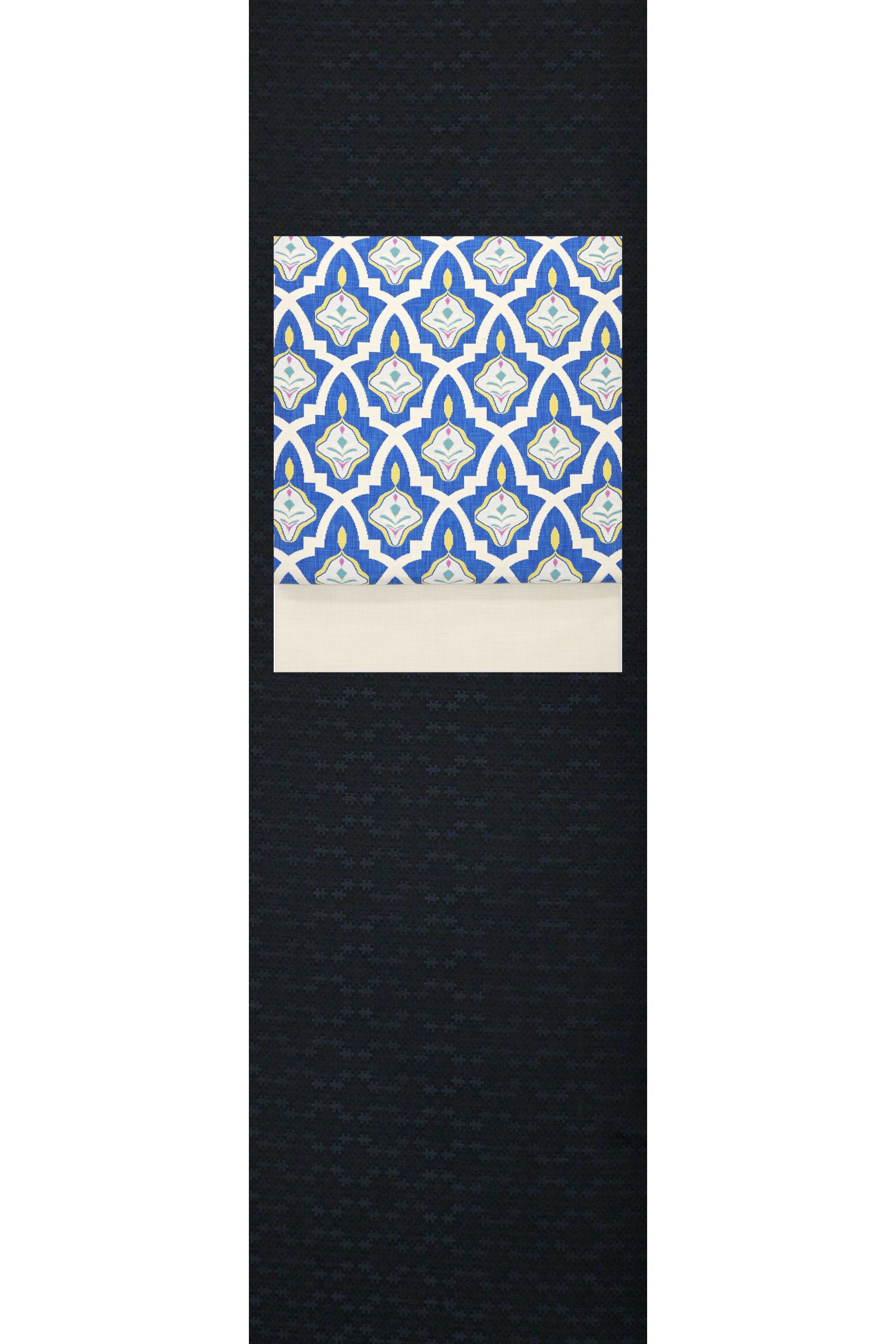 “赤札セット価格！” 【京の染匠】 特選頭摺り手加工友禅紋意匠地小紋 【工芸帯地　木屋太】 特選西陣織袋帯 ≪御仕立て上がり・中古美品≫ 大人女性の遊び心！