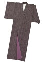 ”Web限定販売!” 【男物】 正絹紋織御召長着 ≪御仕立て上がり・新古品≫ 「変り阿弥陀格子」 さらり、着心地よく 粋な着こなしに 身丈148 裄75
