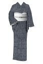 【夏物】 【宮古上布】 傑作手績み芋麻手織り上布 ≪御仕立て上がり・中古美品≫ 端切れ付き美品! 数少なき上布の妙! 身丈157 裄64.5