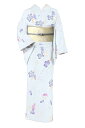 【夏物最終売り尽くしバーゲン】 “夏物きもの+帯セット!” 特選京友禅絽小紋 ≪御仕立て上がり・新古品≫ 身丈163 裄68 &【西陣織元】 特選西陣織袋帯 ≪お仕立て上がり・中古美品≫